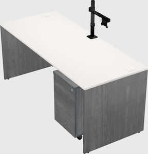Rectangular desk