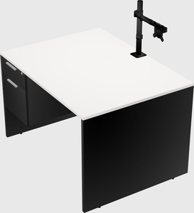 Rectangular desk