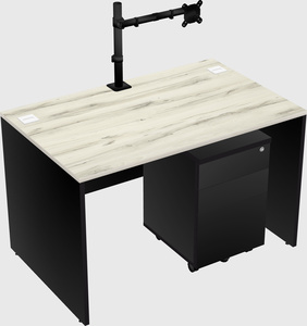 Rectangular desk