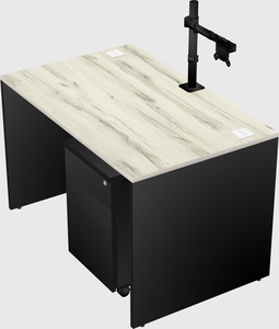 Rectangular desk