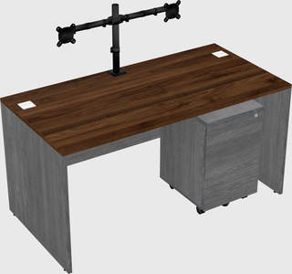 Rectangular desk