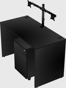 Rectangular desk