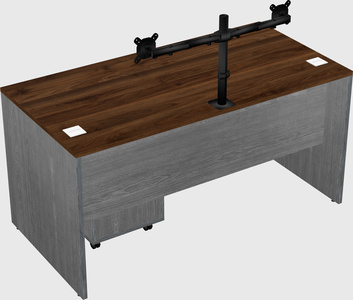 Rectangular desk