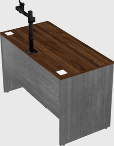Rectangular desk