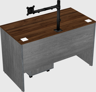 Rectangular desk