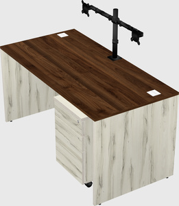Rectangular desk