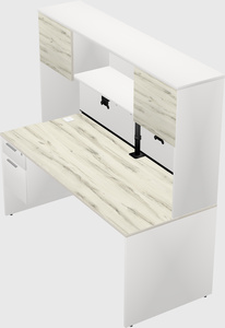 Rectangular desk