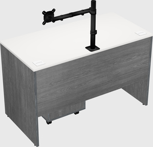 Rectangular desk