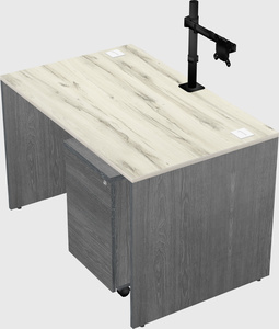 Rectangular desk
