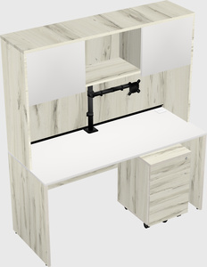 Rectangular desk