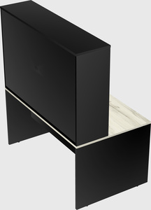 Rectangular desk