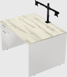 Rectangular desk