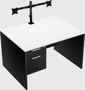 Rectangular desk