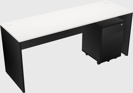 Rectangular desk
