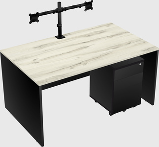 Rectangular desk