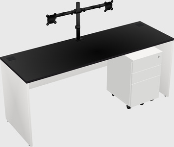Rectangular desk
