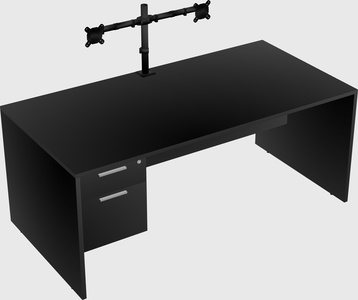 Rectangular desk
