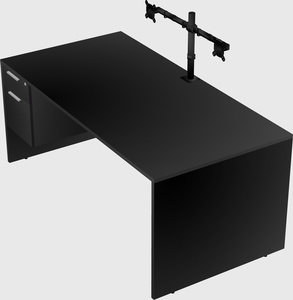Rectangular desk