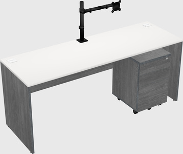 Rectangular desk