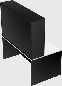 Rectangular desk