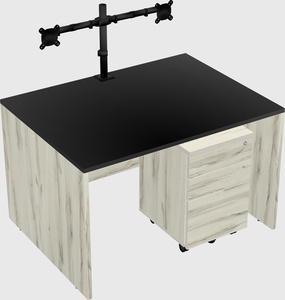Rectangular desk