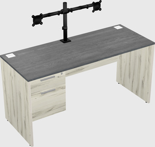 Rectangular desk