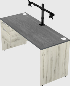 Rectangular desk