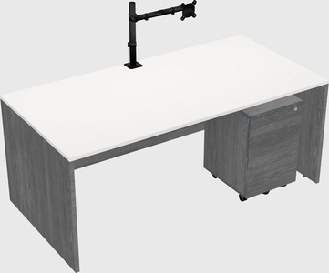 Rectangular desk