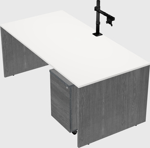 Rectangular desk