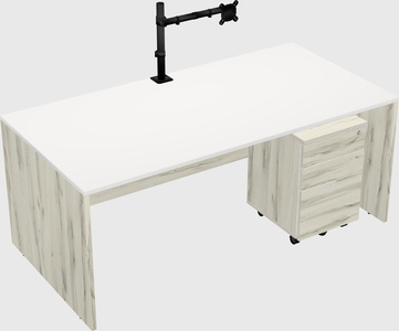 Rectangular desk