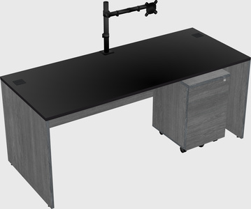 Rectangular desk