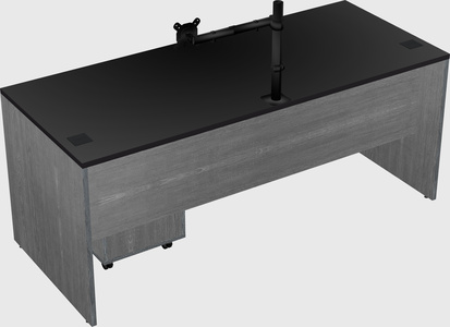 Rectangular desk