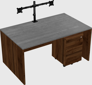 Rectangular desk