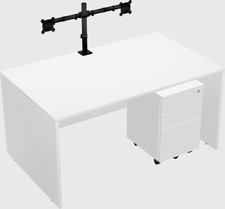 Rectangular desk
