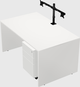 Rectangular desk