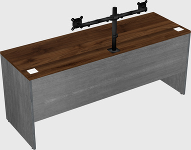 Rectangular desk