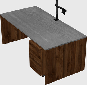 Rectangular desk