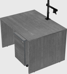 Rectangular desk