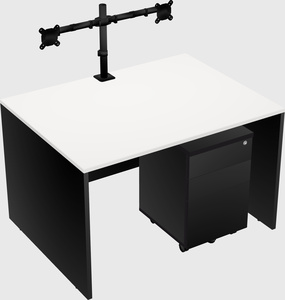 Rectangular desk