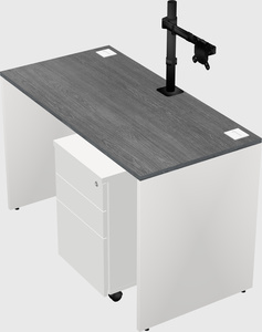 Rectangular desk