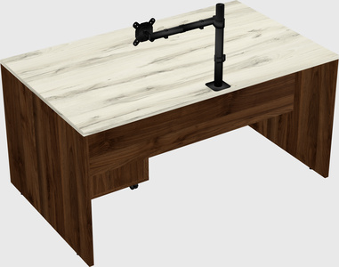 Rectangular desk