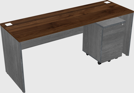 Rectangular desk
