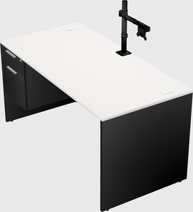 Rectangular desk