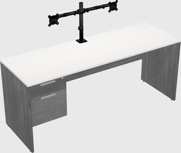 Rectangular desk