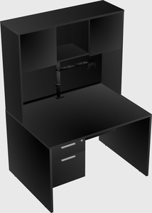 Rectangular desk