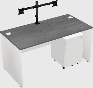 Rectangular desk