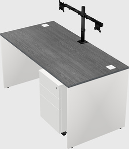 Rectangular desk