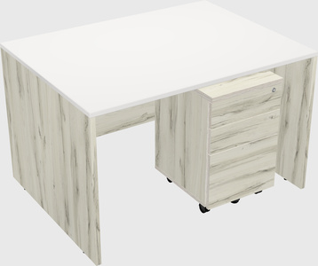 Rectangular desk