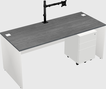 Rectangular desk