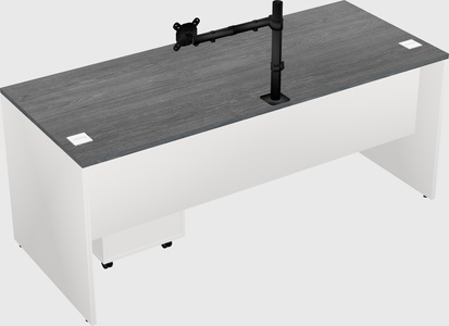 Rectangular desk